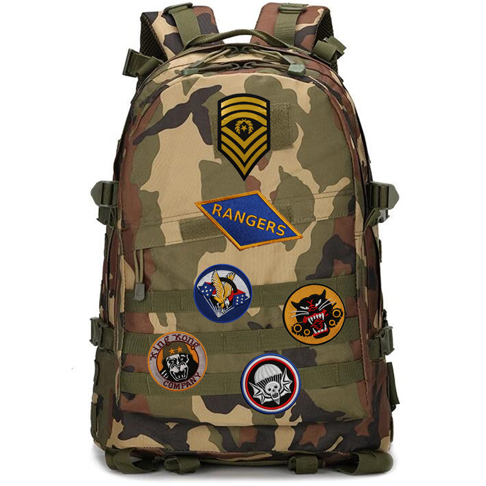 3D 수 놓은 6 군사 포워드 재킷 순위 Epaulet - Urban Backpack Tactical 리뷰 및 가격